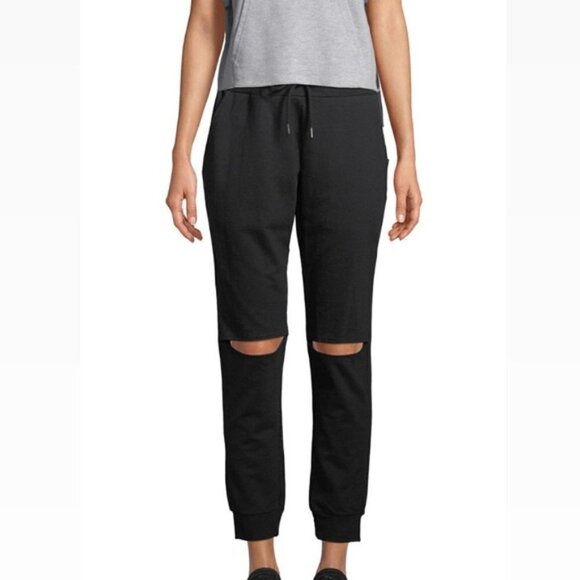 Sam Edleman Black Knee Slit Jogger Women's Size XS - Picture 13 of 13